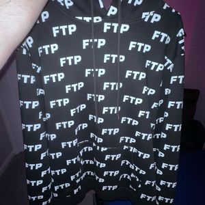 FTP ALL OVER HOODIE SIZE LARGE (9/10 condition only worn twice size large)